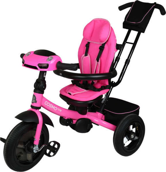Трехколесный велосипед с ручкой CosmoRide LX-01PK
