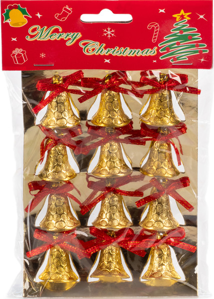 Набор елочных игрушек Ausini JQ-4863/G - фото