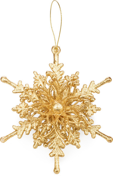 Елочная игрушка Ausini Золотая капель / M54 - фото