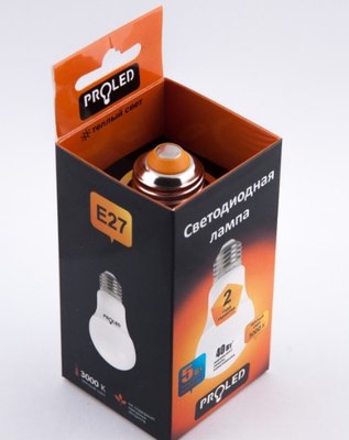 Лампа Proled A60-5W/3000K/E27