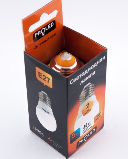 Лампа Proled G45-5W/4000K/E27