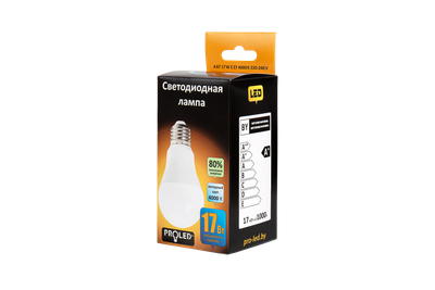 Лампа Proled A67-17W/4000K/E27