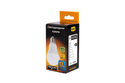Лампа Proled A67-17W/3000K/E27