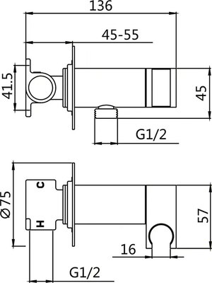 Гигиенический душ Shevanik S147H