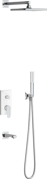Душевая система со смесителем Teska Ciera AS3300W - фото