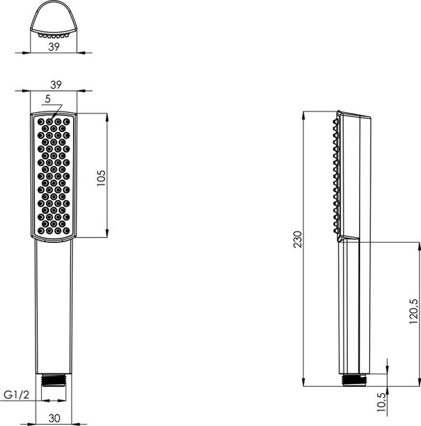 Душевая система со смесителем Teska Ciera AS3300W