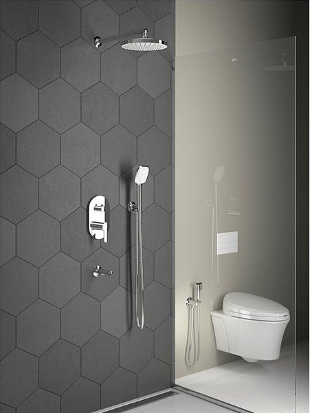 Душевая система со смесителем Teska Amos AS3400