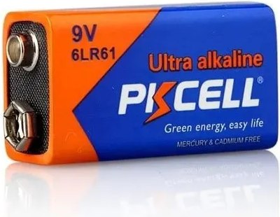 Батарейка Pkcell 6LR61-1B 9V