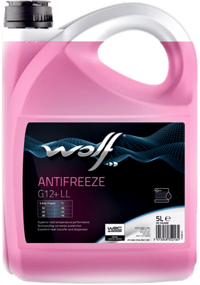 Антифриз WOLF G12+ LL Концентрат / 50051/5 - фото