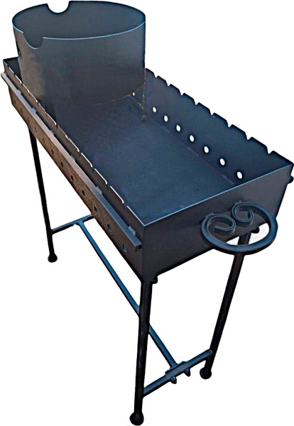 Мангал СтальСнабДизайн МК-11 Мастер 800 с подставкой для казана