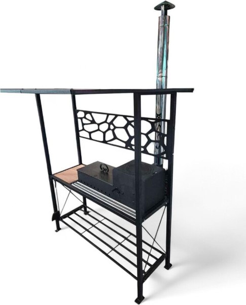 Мангал СтальСнабДизайн GrandLoft С навесом и печью