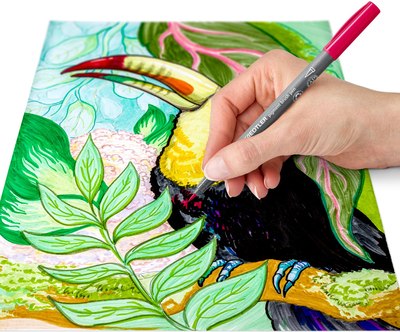 Маркер художественный Staedtler Pigment Brush / 371-23