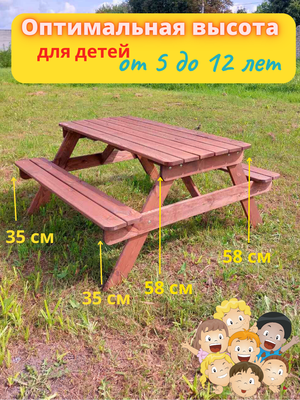 Комплект мебели с детским столом Четыре Солнца SPD-1100