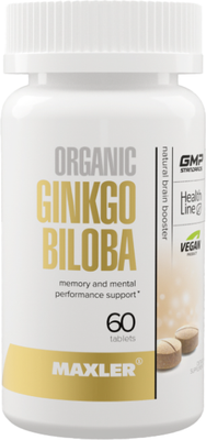 Комплексная пищевая добавка Maxler Ginkgo Biloba Organic - фото