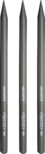 Набор простых карандашей Малевичъ 8B монолитный / 197316 - фото