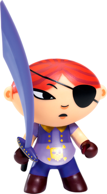 Фигурка коллекционная Djeco Arty Toys Пират Мэри Скарлетт / DJ06837 - фото