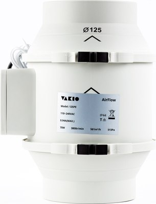 Вентилятор канальный Vakio AirFlow 125PE