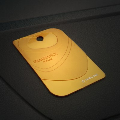 Ароматизатор автомобильный Airline Card Perfume Wood and Leather / AFCA304