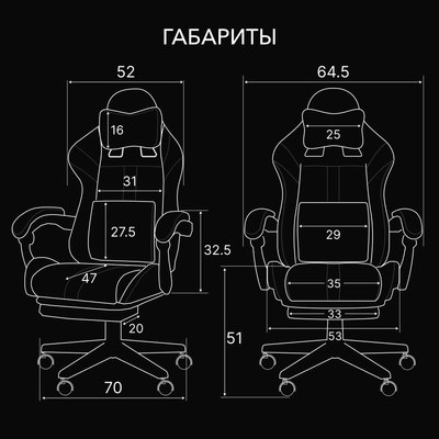 Кресло геймерское Vmmgame Throne New Era / OT-B31-VRBK-NE (велюр, черный)