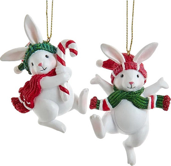Елочная игрушка Kurt S. Adler Зимний кролик / E0954