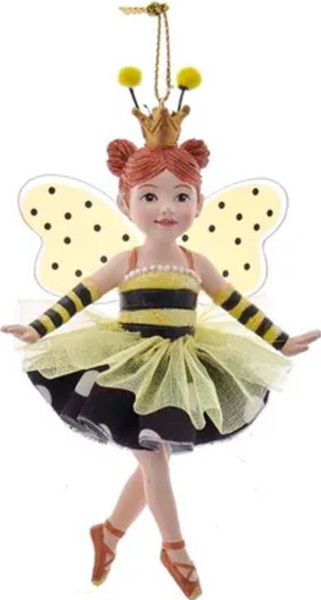 Елочная игрушка Kurt S. Adler Девочка-шмель / E0390 - фото