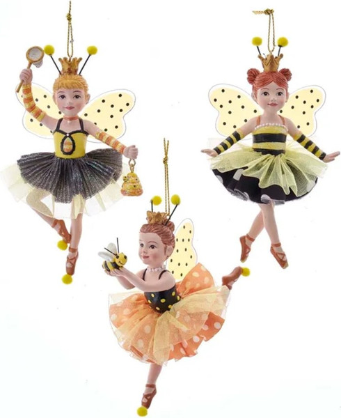 Елочная игрушка Kurt S. Adler Девочка-шмель / E0390