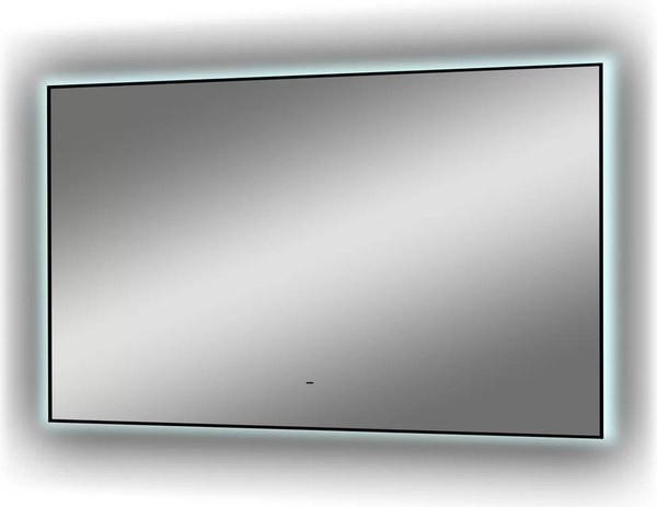 Зеркало Континент Amer Black Led 120x70