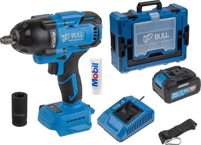 Аккумуляторный гайковерт Bull Ударный бесщеточный SC 1807 / 1329722 - фото