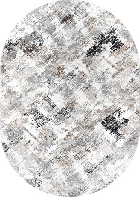 Ковер Sirma Carpet Portfolio 05328O-WHITE-GREY-OVAL - фото