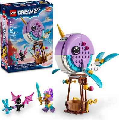 Конструктор Lego DREAMZzz Воздушный шар Нарвал Иззи 71472