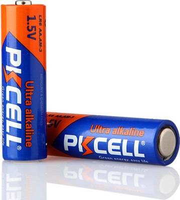 Комплект батареек Pkcell Alkaline AA LR6 1.5V / LR6-4B