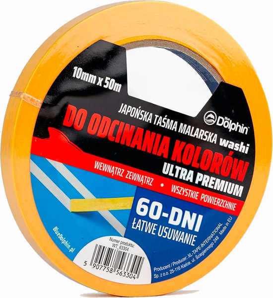 Лента малярная Blue Dolphin Washi WT_63304 - фото