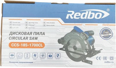 Дисковая пила Redbo CCS-185-1700CL 