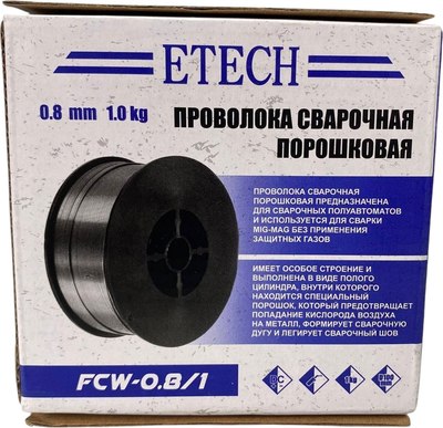 Проволока сварочная Etech FCW0.8-1 / ETECHFCW081  - фото