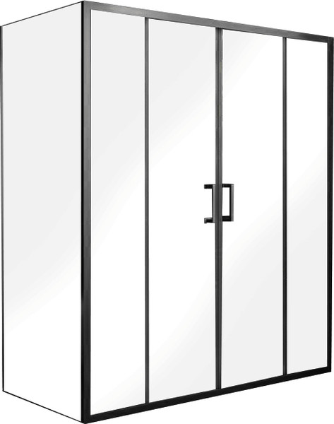 Душевой уголок Cezares MOLVENO-AH-2/1-170/90-C-GM-IV - фото