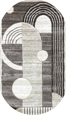 Ковер Sim Carpet Denver / 018268B-IVR-BRN-OVAL - фото