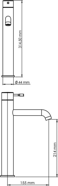 Смеситель Teska Atlas Leo L E5726