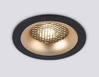 Точечный светильник Ambrella TN102725 BK/GD