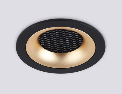 Точечный светильник Ambrella TN102725 BK/GD