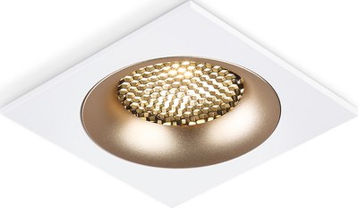 Точечный светильник Ambrella TN102728 WH/GD - фото