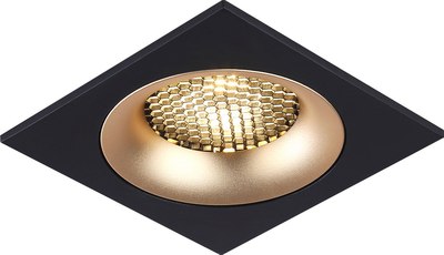 Точечный светильник Ambrella TN102730 BK/GD - фото