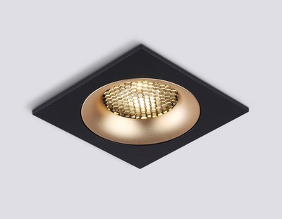 Точечный светильник Ambrella TN102730 BK/GD