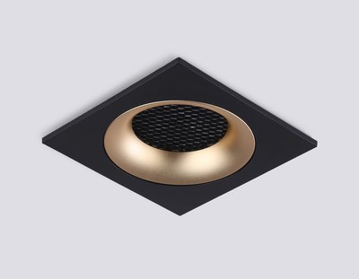 Точечный светильник Ambrella TN102730 BK/GD