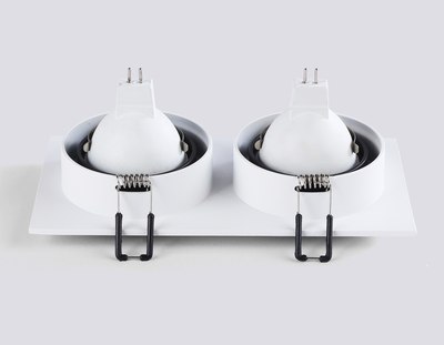 Точечный светильник Ambrella TN102732/2 WH/BK