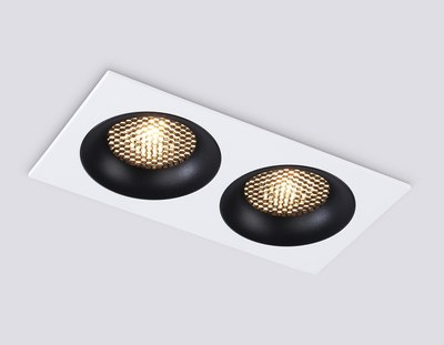 Точечный светильник Ambrella TN102732/2 WH/BK