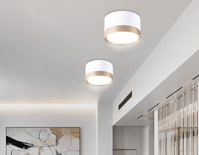 Точечный светильник Ambrella TN52355 WH/GD