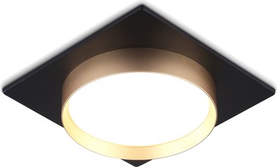 Точечный светильник Ambrella TN5232 BK/GD - фото