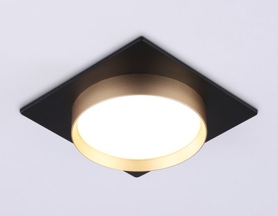 Точечный светильник Ambrella TN5232 BK/GD