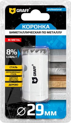 Коронка GRAFF 29мм 108029