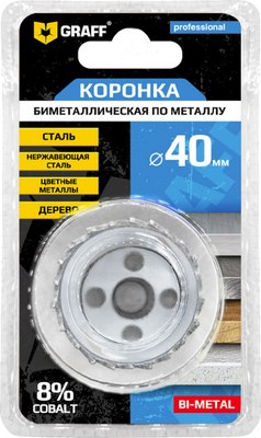 Коронка GRAFF 40мм 108040